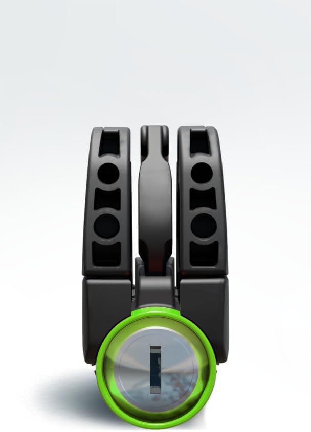 Loqski lås for ski & staver – Lime Burst Green