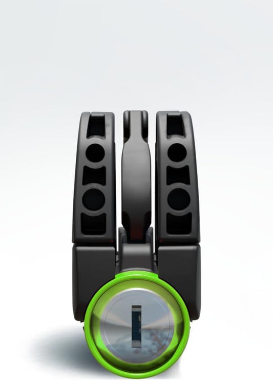 Loqski lås for ski & staver – Lime Burst Green