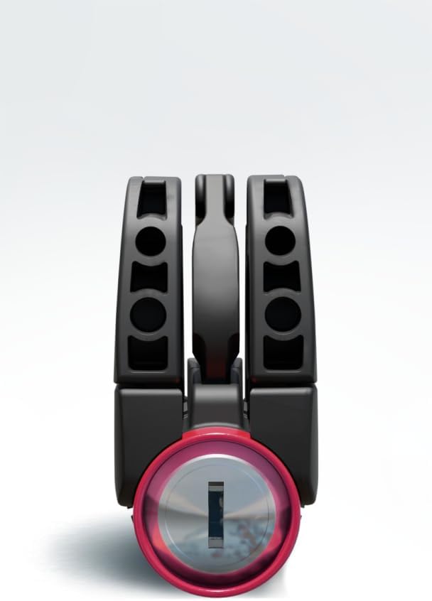 Loqski lås for ski & staver – Hot Pink