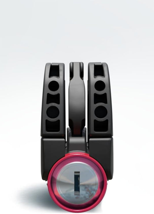 Loqski lås for ski & staver – Hot Pink