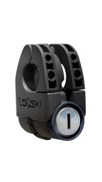 Loqski lås for ski & staver – Onyx Black
